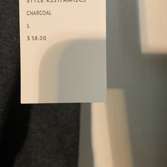 Chloe and Jasmine- Sweat Shirt- Charcoal Grey and White- Size Large - Picture 5 of 6